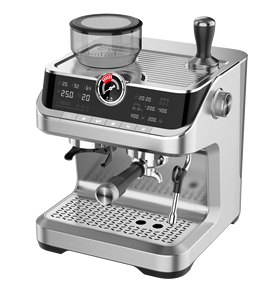 Cafetera Espresso Semiautomática de Acero Inoxidable con Función de Sistema de Infusión, Enchufe US/EU para Hoteles y Hogares, Acabado Cepillado - Product Image 3
