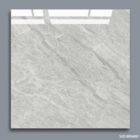 YDSTONE Carrelage de Sol en Céramique Moderne 60x60 Brillant, Vente Chaude Gris Effet Marbre Artificiel en Porcelaine pour Intérieur 20mm d'Épaisseur
