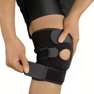 Rodillera de neopreno con correa ajustable y rótula abierta para alivio del dolor de artritis y recuperación de lesiones - Product Image 3