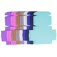 Carpeta Plegable de Cartón Corrugado Colorida, Materiales Reciclados, Logotipo Personalizado para Calcetines, Embalaje para Comercio Electrónico