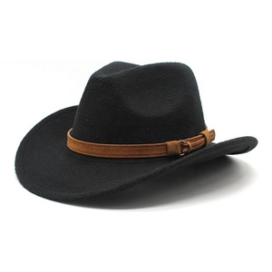 Bán Buôn Tùy Chỉnh Cổ Điển Jazz Fedora Hat Rộng Vành Cao Bồi Chapeau Cho Phụ Nữ Người Đàn Ông Cho Kinh Doanh Du Lịch Cảnh Giản Dị - Product Image 4