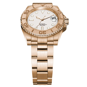 Reloj Mecánico Automático para Hombre 2026 con Logotipo Personalizado, Oro Rosa, <span class=keywords><strong>Zafiro</strong></span>, Acero, 10 ATM, SUB, Japón, Miyota 8215, Esfera Analógica - Product Image 2