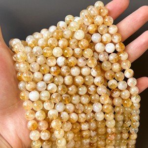 Perles rondes en améthyste naturelle optimisée 7A pour la création de bijoux DIY, accessoires de fabrication manuelle, vente en gros directe d'usine Yiwu - Product Image 6