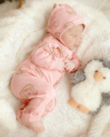Poupées Bébés Reborn R&B 20" Très Réalistes, Douces et Adorables, en Forme de Princesse, Corps Entier avec Ensemble de Mode, Poupées Nouveau-nés Réalistes pour Filles et Garçons