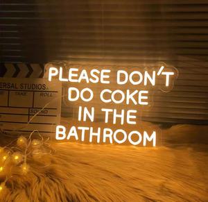 Buone vibrazioni Neon LED Flex Logo lettere personalizzate camera da letto muro nome della parete uomo mani Cave cina all'ingrosso pubblicità luci edifici - Product Image 2