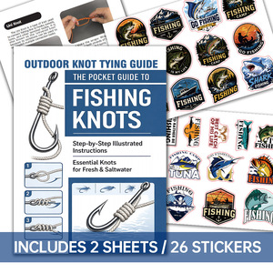 Nudos de pesca fáciles de atar, guía para atar nudos al aire libre, libro de instrucciones paso a paso - Product Image 4