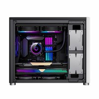 Boîtier d'ordinateur de jeu vertical GAMEMAX Spark X2 Mid Tower Micro ATX, construction en acier, couleur blanche, ventilateur de 12 cm, support pour 2 HDD + 2 SSD