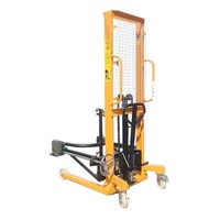 Chariot manuel hydraulique pour fûts d'huile Mechpro, vente directe usine, capacité 400 kg