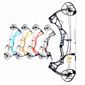 Arc à poulies de compétition Dawn X3 de 70 lb, arcs de chasse haute vitesse avec trois modèles de déclenchement, arc à poulies de compétition DawnX3 - Product Image 1
