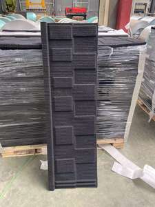 Matériaux de construction fabriqués en Chine Tuiles métalliques revêtues de pierre Feuilles de <span class=keywords><strong>toiture</strong></span> en aluminium et <span class=keywords><strong>zinc</strong></span> Plateau de vallée - Product Image 4