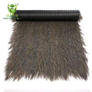 Rouleau de toiture en chaume artificiel, tapis synthétique en herbe pour toiture, idéal pour les complexes hôteliers, bars tiki, cabanes, maisons d'hôtes et gazebos. - Product Image 2