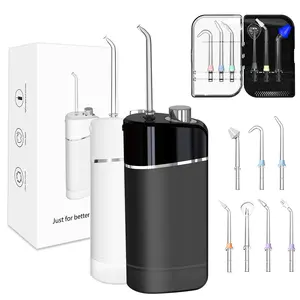 Electric Rechargeable Oral Irrigator Powerful Wireless Cordless Rechargeable Waterproof Travel Oral Teeth Pick Cleaner Dental Irrigator Care Handheld Water Flosser