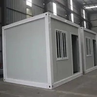 Maisons préfabriquées à structure en acier de 20 pieds et 40 pieds Maisons pliables et maisons en conteneurs mobiles