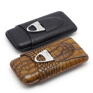 หลามกระเป๋าเดินทางหนัง Pu,อุปกรณ์เสริมสำหรับผู้ถือซิการ์ทิปกอล์ฟแบบกำหนดเอง - Product Image 6