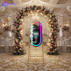 Miroir photo en bois pour événements et mariages, <span class=keywords><strong>prix</strong></span> d'usine, abordable, haute qualité, en stock, livraison rapide - Product Image 1