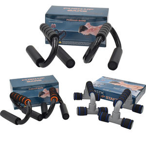 Pronto per la spedizione del muscolo Stretching Push-Up Stand petto strumento di allenamento per la <span class=keywords><strong>palestra</strong></span> di casa uso in acciaio e materiale in schiuma - Product Image 1