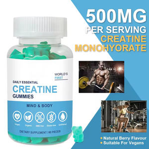 Private Label Preworkout guummy masticare Design libero con creatina monoidrato integratore per adulti uomini e donne - Product Image 3