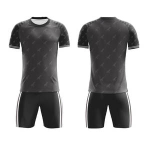 Camiseta de fútbol con logotipo personalizado barata de alta calidad 100% poliéster tela de alta calidad uniforme de fútbol para hombres - Product Image 3