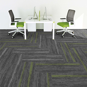 Moquette de bureau au design moderne, en matériau PP, à poils bouclés, résistante aux taches, en dalles - Product Image 2