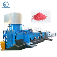 Machine de recyclage de matériaux plastiques en LLDPE HDPE, machine de granulation de plastique, granulateur de plastique