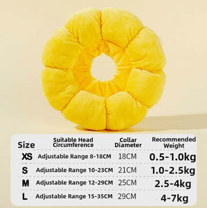 <span class=keywords><strong>Collar</strong></span> Isabelino Clásico para Gatos y Perros, Cono de Recuperación de Tela de Algodón Suave para Cirugía, Prevención, <span class=keywords><strong>Collar</strong></span> Ajustable para Mascotas - Product Image 3