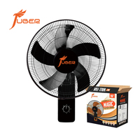 Ventilador de Pared Comercial de 16 Pulgadas, Oscilante, 3 Velocidades, con Cordón, Protector Metálico, para Restaurante