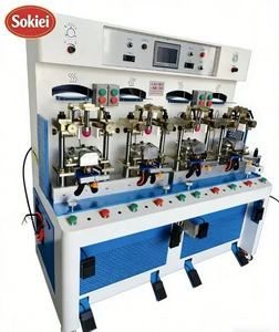 Maquinaria Automática para Fabricación de Calzado 4C4H, Máquina de Moldeo de Punteras 4 Frías y 4 Calientes, Máquina de 4 Cabezas para Fabricación de Calzado - Product Image 1