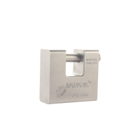 Candado de alta calidad de 74mm, candado resistente de acero sólido, rectangular, bloqueo de llave de ordenador