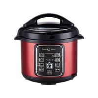 Cuisinière électrique à pression intelligente de grande capacité 5L, pour usage domestique, avec minuterie, fonction de maintien au chaud, intérieur antiadhésif, multifonctionnelle