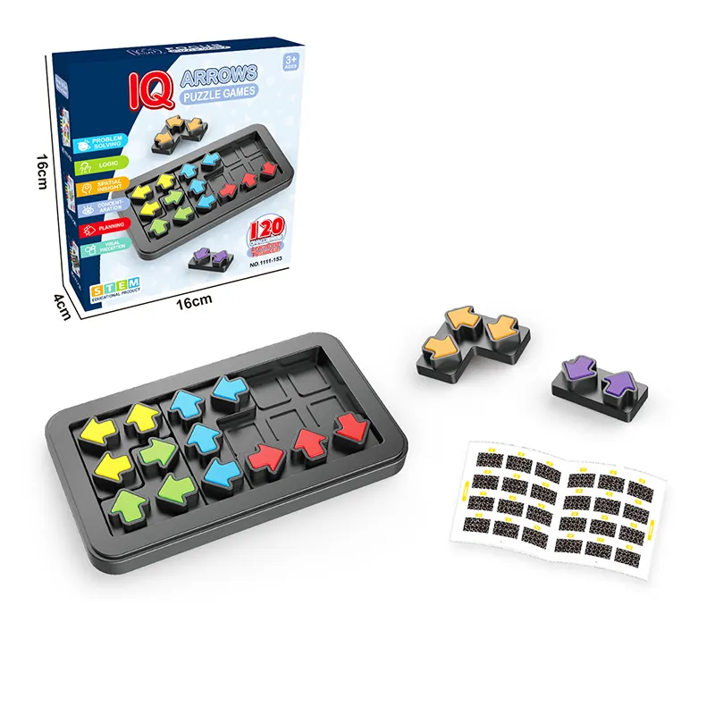 Easy to Expert 120 Changes IQ Arrows Educational Game Toys For 7+