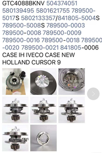 Cartucho de Turbo GTC4088BKNV CHRA 838471-5011S 841805-5011S para Motor <span class=keywords><strong>Iveco</strong></span> Case IH Cursor 9 8.7L - Product Image 5