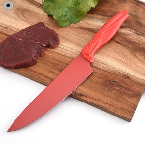 Wholesale Kitchen <b>Knife</b> <b>Set</b> Stainless Steel Chef <b>Knife</b> Multi-function Meat Fruit <b>Knife</b> <b>Set</b> Kitchen <b>Knife</b> with Colorful Handle - Product Image 5