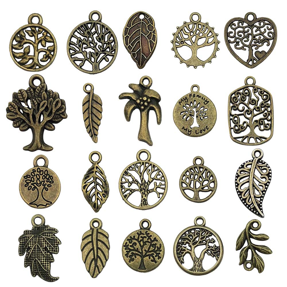 Assortiment de 20 Série Arbre Vert Antique - 20g - SN889