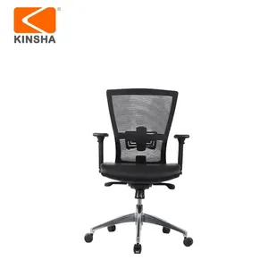 Cổ điển sang trọng điều hành Ông Chủ thiết kế nhà da thật vải hiện đại xoay Ghế lưới văn phòng bàn bàn ghế Ergonomic nhựa - Product Image 2