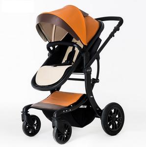 Super moda paisaje alta calidad de cuero de lujo deluxe Cochecitos de bebé cochecito de bebé 2 en 1 - Product Image 1