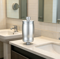 Filtre de Douche Bluetech 7 Étapes en Alliage d'Aluminium à Charbon Actif, Installation Facile, Débit de 8L/Min, Écologique et Portable