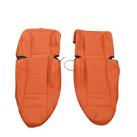 Housse de siège intégrale en cuir orange résistant à l'usure de haute qualité GANE Design pour Chevrolet Cargo Express Van Daniel 2008-2025
