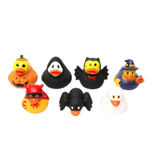 Tùy chỉnh hàng loạt in PVC Halloween cao su vịt hình bồn tắm tắm đồ chơi kết hợp mô hình thiết kế - Product Image 1