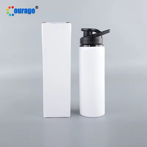 Large Neck <strong>750ml</strong> Sublimation Aluminium Sports <strong>Bottle</strong> Blanks White Aluminum <strong>Water</strong> <strong>Bottle</strong> Blank - Product Image 2
