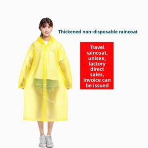 Impermeable Desechable para Senderismo, Grueso, Largo, de Cuerpo Entero, Impermeable, Transparente, de EVA, para Hombres y Mujeres - Product Image 2