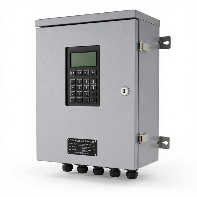 Custom Stainless Steel Control Box Enclosure Wall Mount NEMA 4X IP66 Industrial Control Cabinet