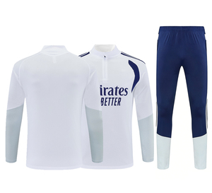 Maillot de football automne-hiver 26/27 Madrid, ensemble d'entraînement, demi-zip, manches longues, respirant, tenue de sport, vêtements de football - Product Image 1