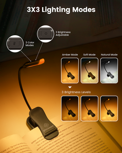 <span class=keywords><strong>Lampe</strong></span> <span class=keywords><strong>de</strong></span> <span class=keywords><strong>lecture</strong></span> Glocusent, best-seller, légère, rechargeable, longue durée, réglable, mini <span class=keywords><strong>lampe</strong></span> <span class=keywords><strong>de</strong></span> <span class=keywords><strong>lecture</strong></span> pour livre - Product Image 3