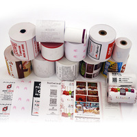 Rouleau de papier thermique pour caisse enregistreuse en pâte de bois 80 x 80 mm pour