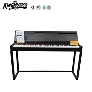 Pianoforte Digitale Verticale a 88 Tasti con Meccanica Pesata, Copertura Completamente Ribaltabile, Tre Pedali, Bluetooth MIDI, Stile da <span class=keywords><strong>Scrivania</strong></span>, Pianoforte Elettrico HAX-628 - Product Image 2