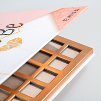 Boîte à cosmétiques avec impression de logo personnalisé, boîte à pinces à épiler miroir, coffret cadeau, boîtes magnétiques, boîte rigide en carton, emballage pour cils