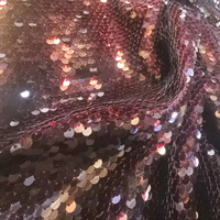Tissu en maille tricotée chaîne à sequins S-13485-1 imprimé, respirant et à séchage rapide pour maillots de bain de mariage pour filles, sacs et accessoires de maison