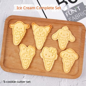 Cortadores de Galletas con Diseño de Conos y Helados para <span class=keywords><strong>Fiestas</strong></span> Infantiles y Diversión <span class=keywords><strong>en</strong></span> la Cocina con Temática de Verano - Product Image 1