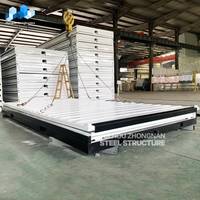 Zhongnan personnalisé Q235 9ft 16ft 19ft préfabriqué assembler mobile portable pliant pliable conteneur de stockage