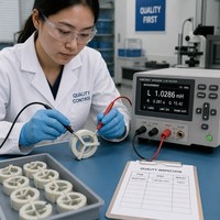 Noyau toroïdal nanocristallin en gros, miniatures, Ø15mm, pour CT de mesure, haute sensibilité, OEM